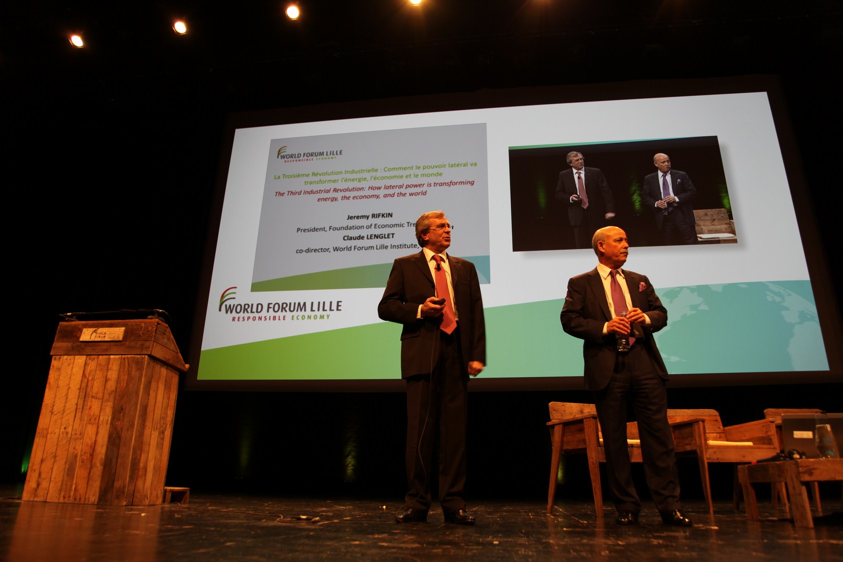 Philippe Vasseur et Jeremy Rifkin