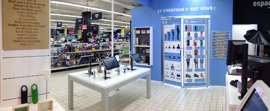 Yoomake atelier d'impression 3D de Auchan