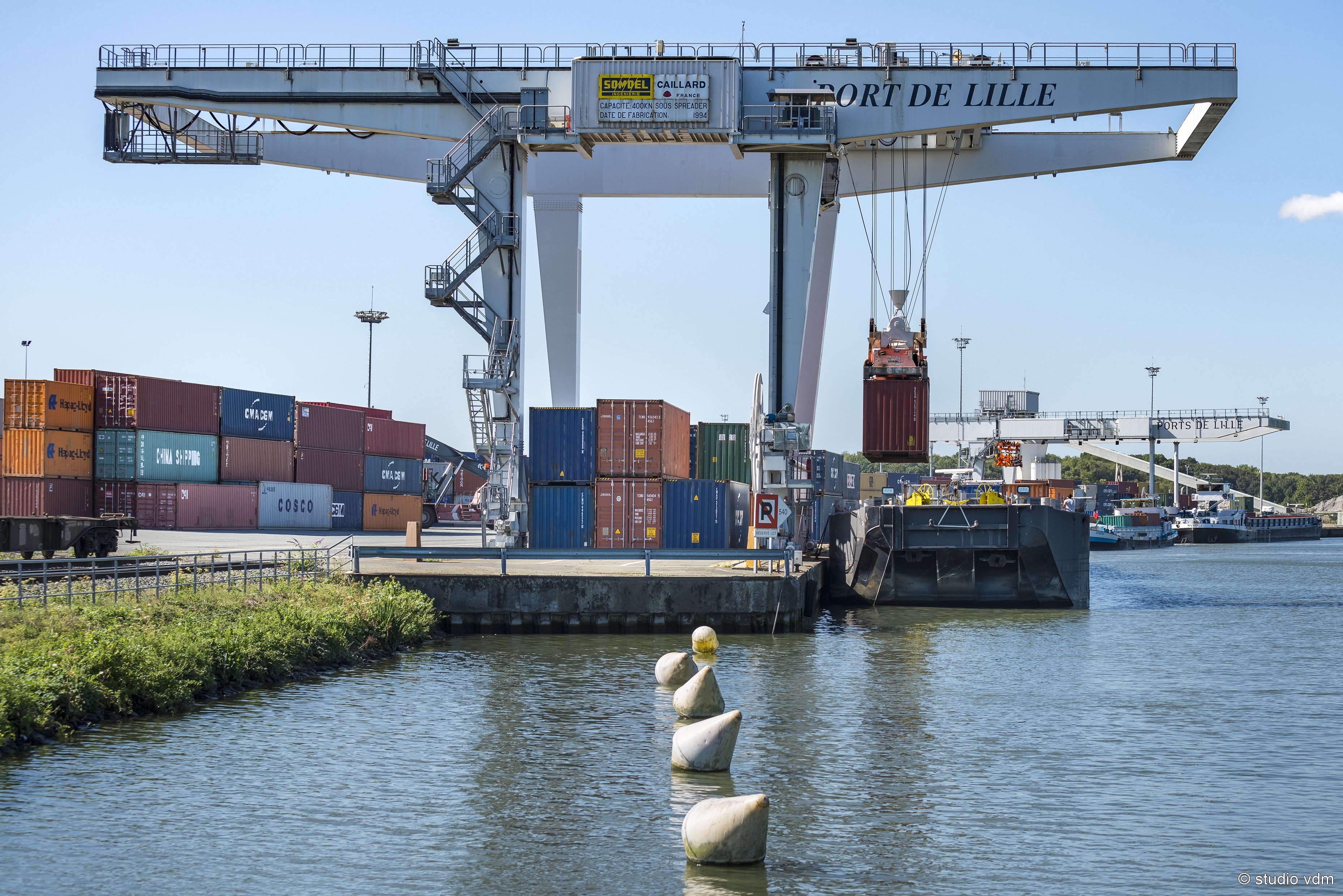 Ports de Lille_portique en action