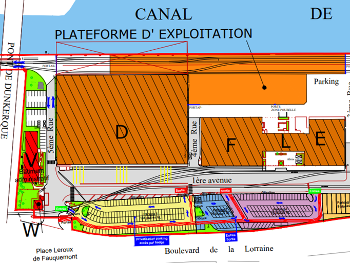 Avis d'Appel à Manifestation d'Intérêt, privatisation d'une zone de parking au port de Lille. Pour toute information commercial@portsdelille.com - 03 20 22 73 80